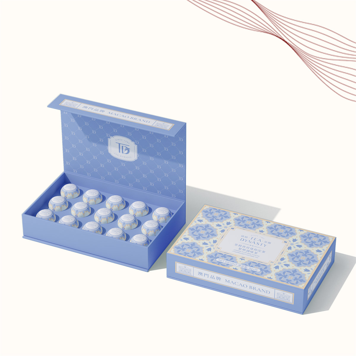 JASMINE PU’ER MINI TUOCHA COMPRESSED FLAVORED TEA