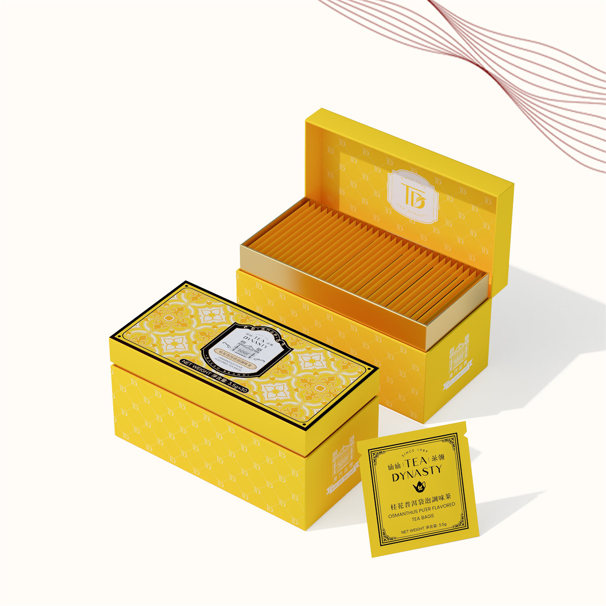 OSMANTHUS PU’ER FLAVORED TEA BAGS