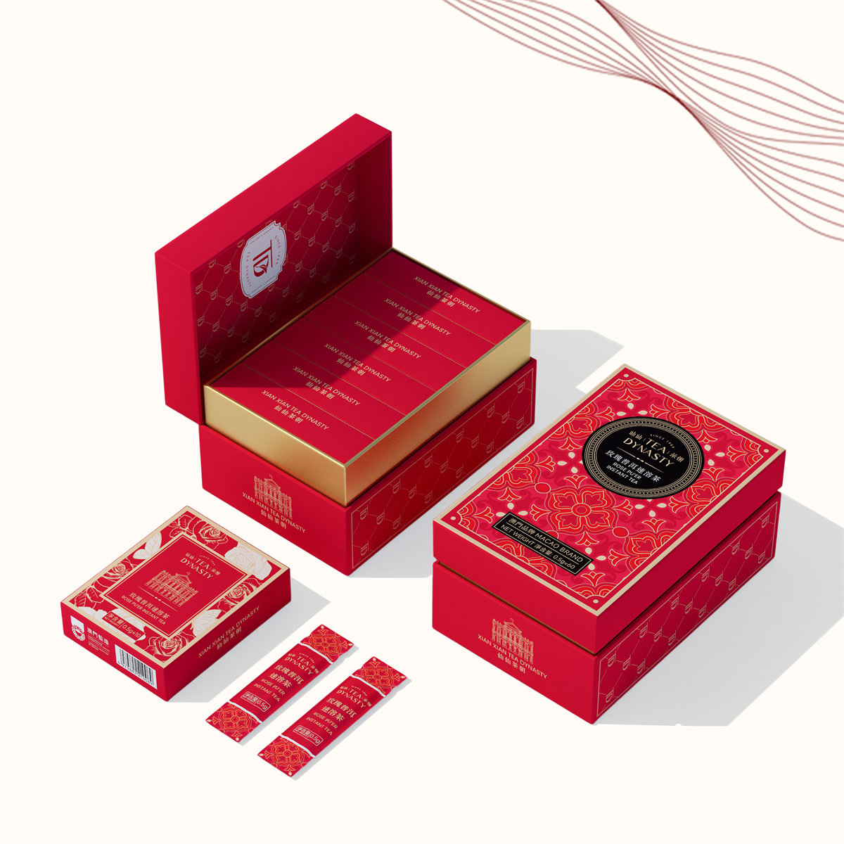 ROSE PU’ER INSTANT TEA(60 Bags)